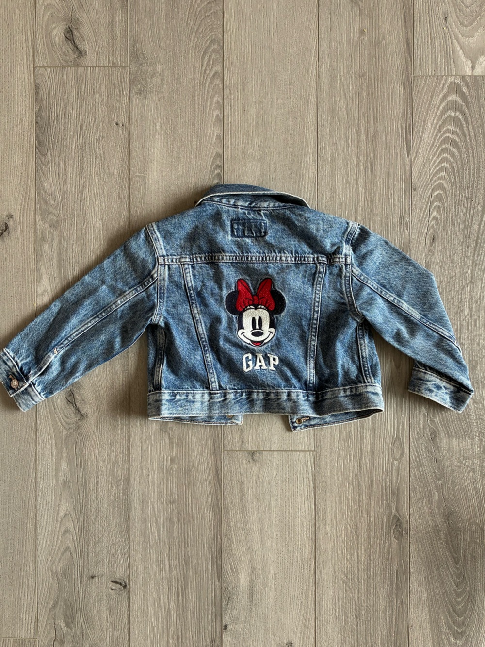 GAP Disney Minnie Mouse Blue Denim Toddler Jean Jacket